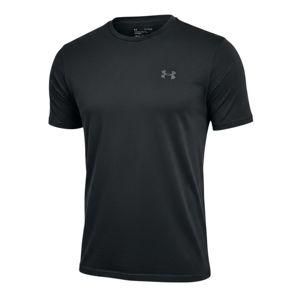 Under Armour Men's Short Sleeve Athletic Shirt Black XL Performance Tee